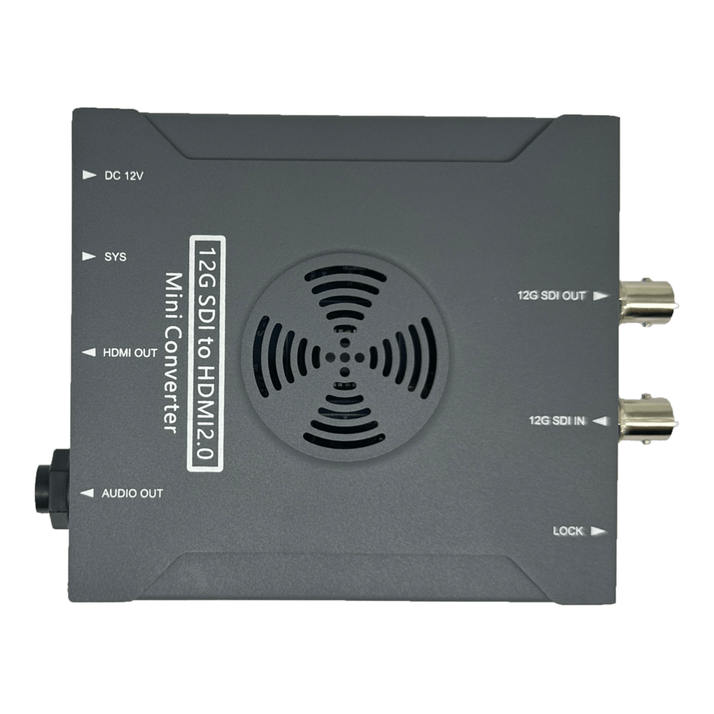 12G-SDI to HDMI 2.0 Converter with Audio De-Embedder | Techraki