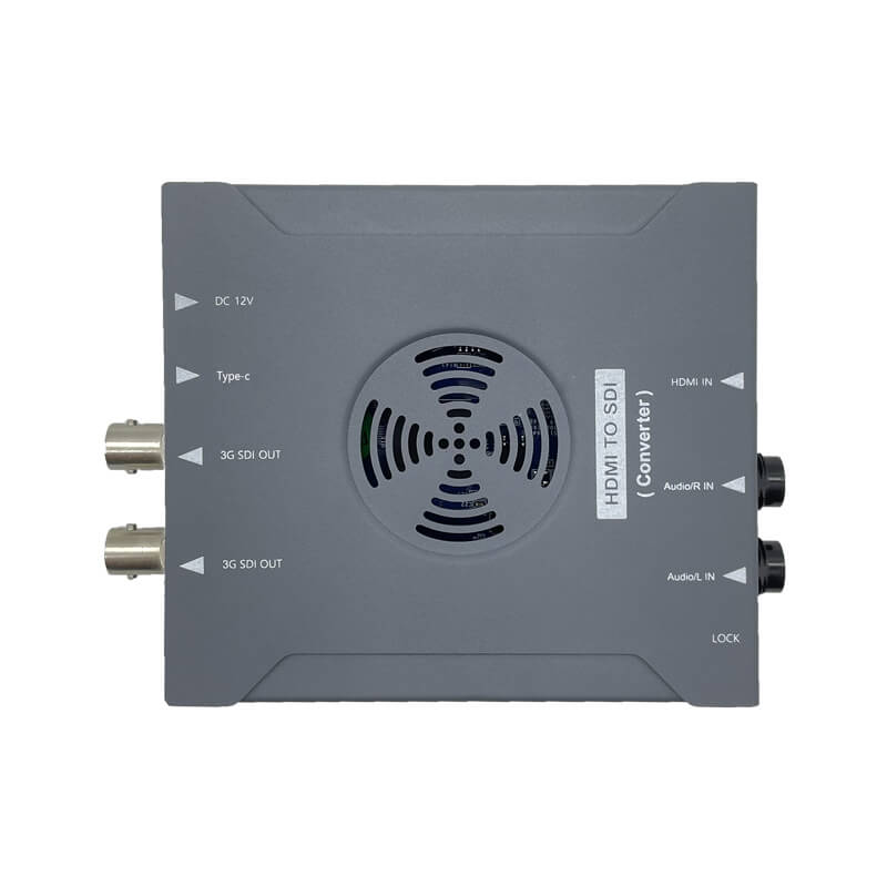 Broadcast-Grade HDMI to Dual 3G-SDI Scaler Converter with Balanced Audio Embedding