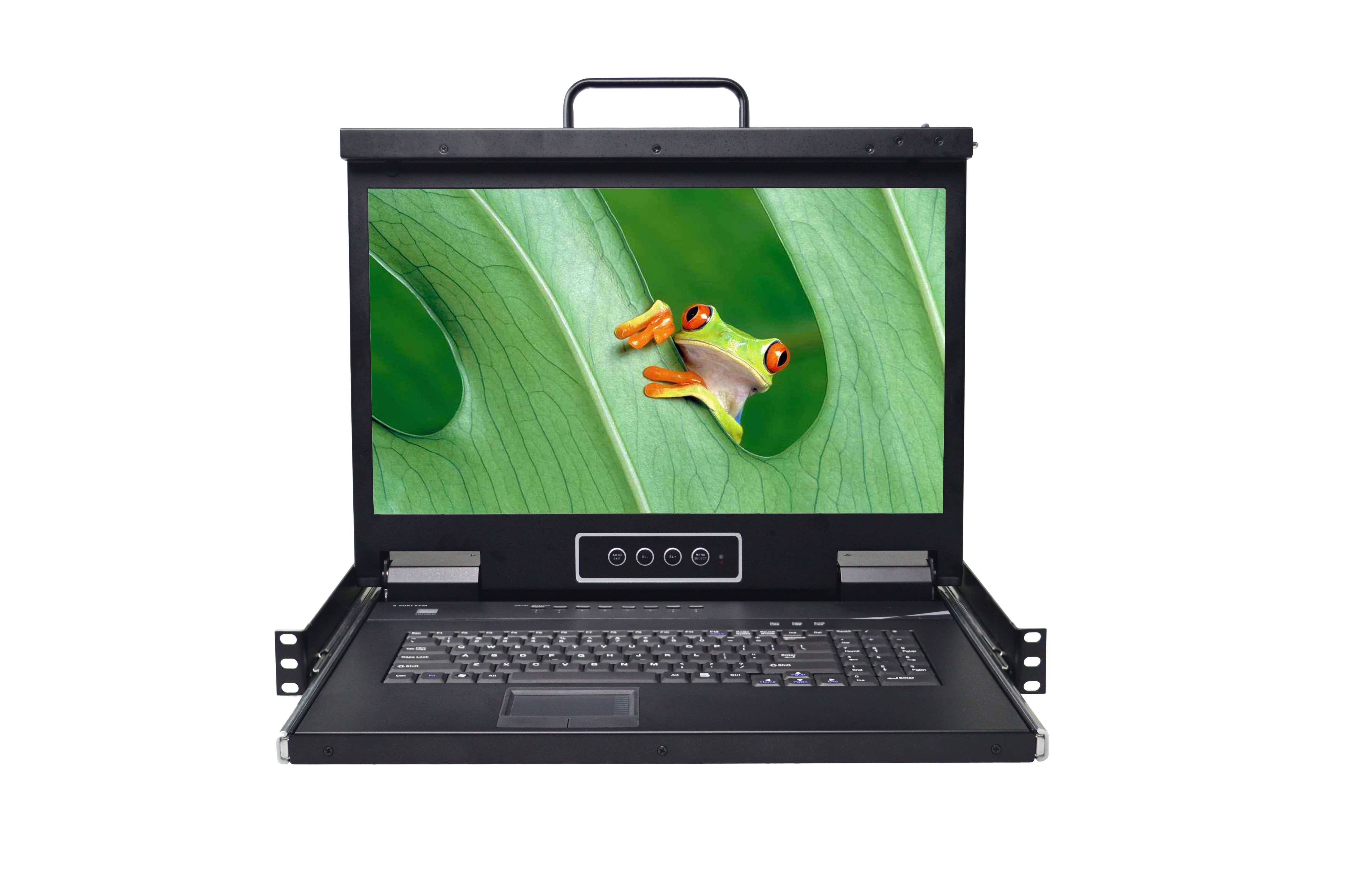 18.5" Rackmount LCD KVM Console - 1U, HDMI, FHD, Up To 1920 x 1080 @60Hz