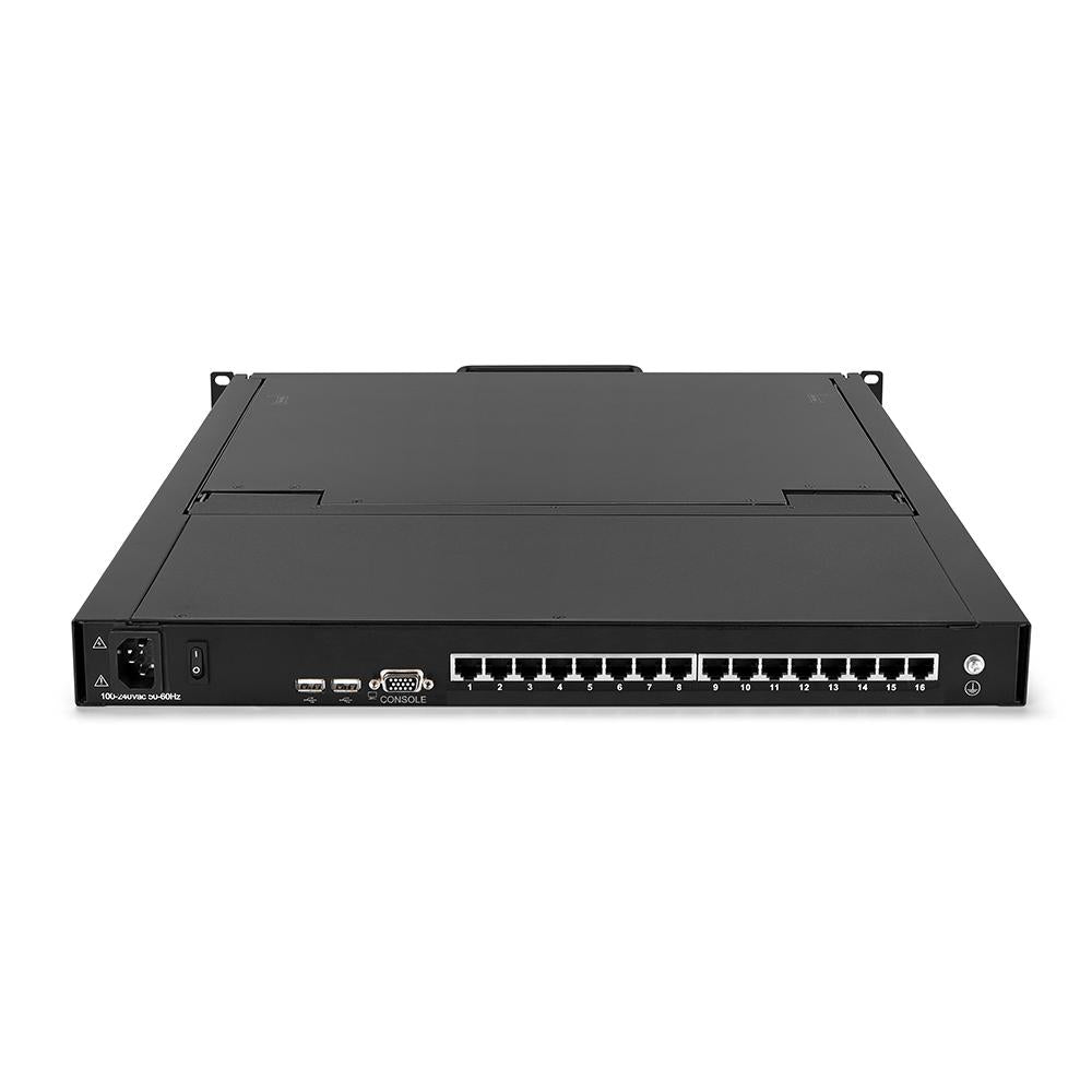 17" Single Rail LCD KVM Console - 1U, RJ-45 / CAT5, Up To 1280 x 1024 @60Hz