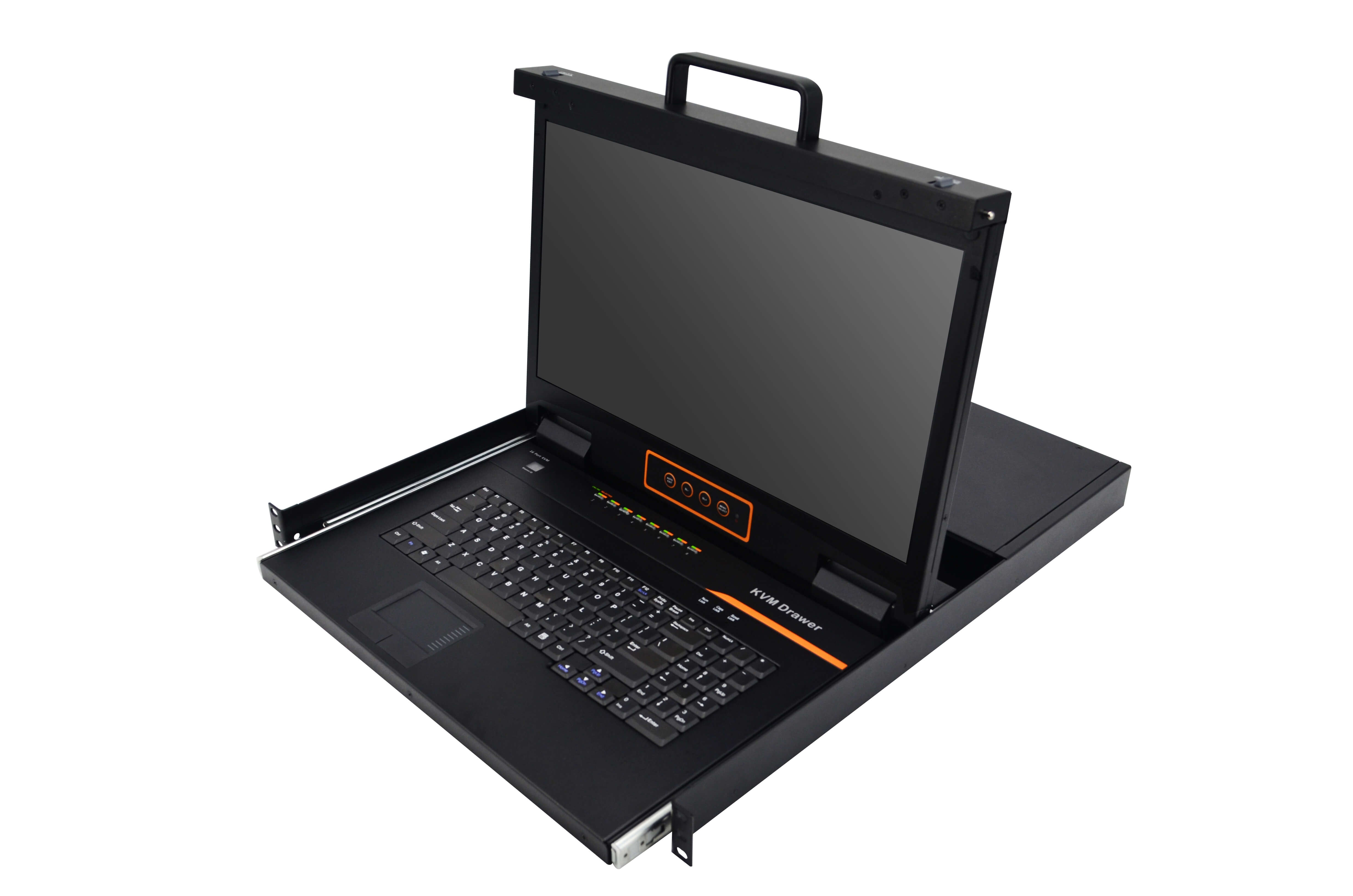 18.5" Short Depth LCD KVM Console - 1U, RJ-45 / CAT5, Up To 1920 x 1080 @60Hz