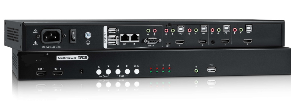 4 Port USB Multi-View KVM Switch - HDMI , Up to 4K (3840 x 2160 @ 60 Hz)