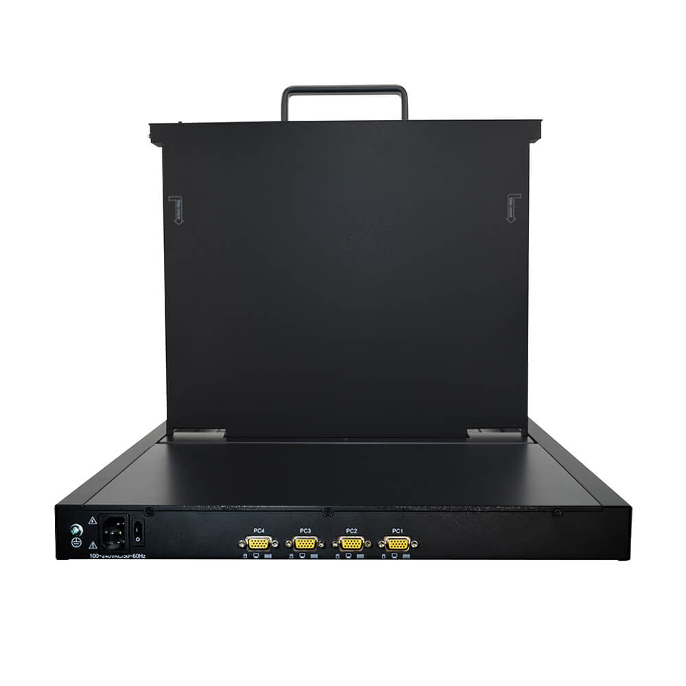 17" Single Rail USB LCD KVM Console - 1U, VGA, Up To 1280x1024@60Hz
