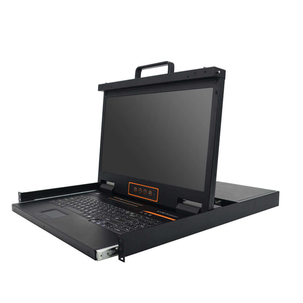 18.5" FHD LCD KVM over IP Switch - 1U, RJ-45 / CAT5, 1-Local / 1-Remote Access, Up To 1920 x 1080 60Hz