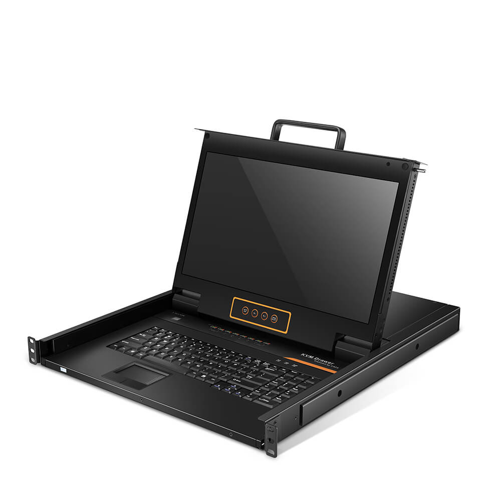 17.3" FHD LCD KVM over IP Switch - 1U, RJ-45 / CAT5, 1-Local / 1-Remote Access, Up To 1920 x 1080 60Hz