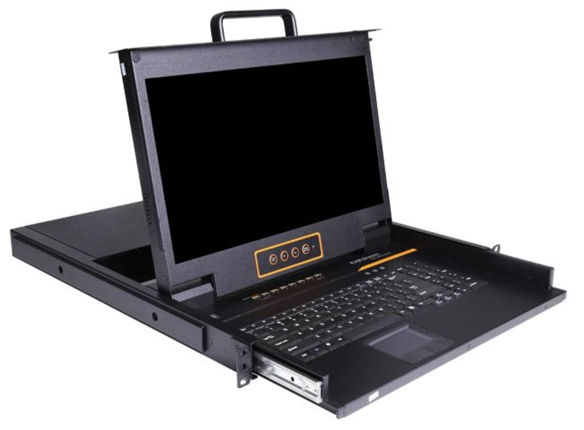17" 1080P FHD LCD KVM Console Switch-1