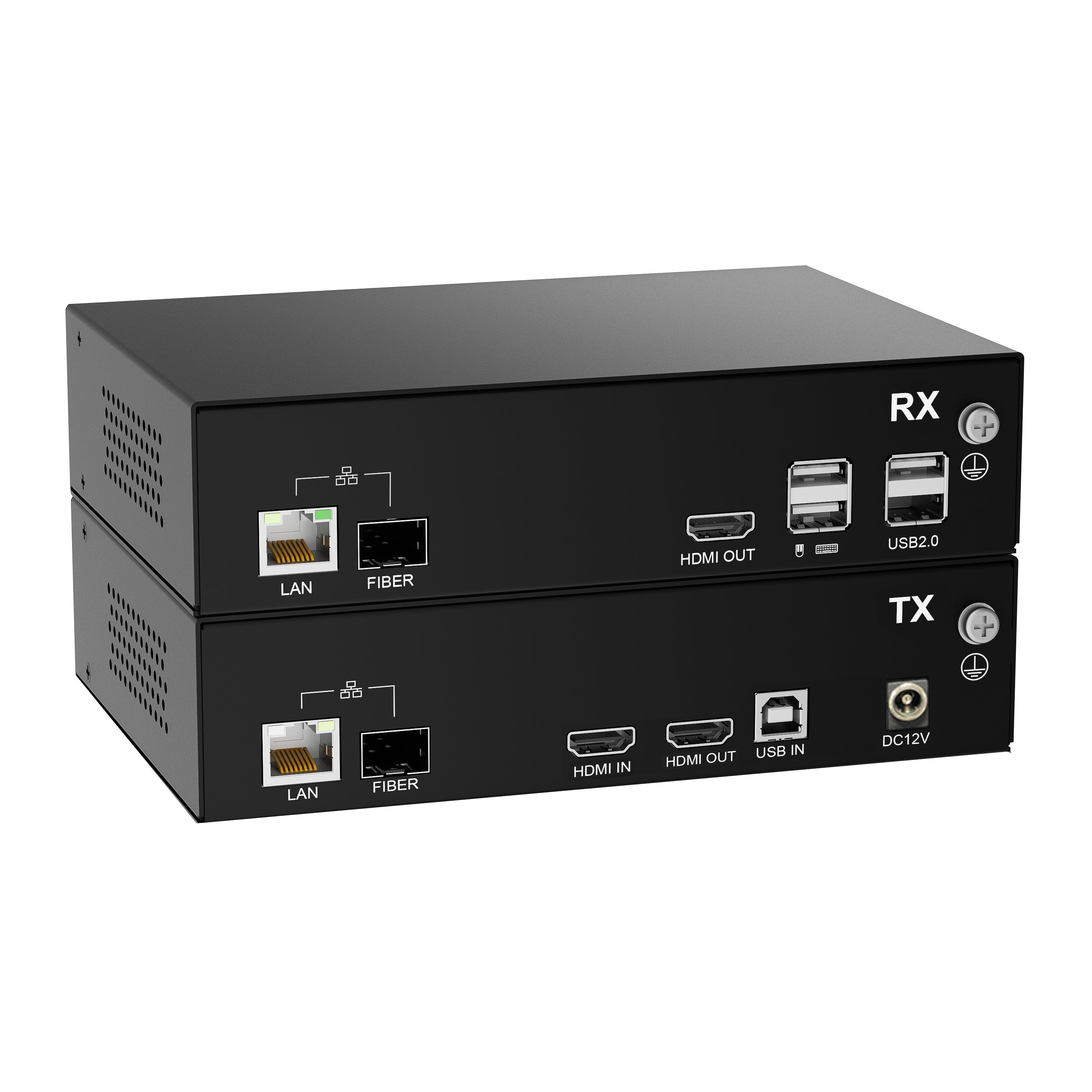 IP KVM Matrix Extender - HDMI / USB2.0 / Audio / Rs232 / 4K@30Hz