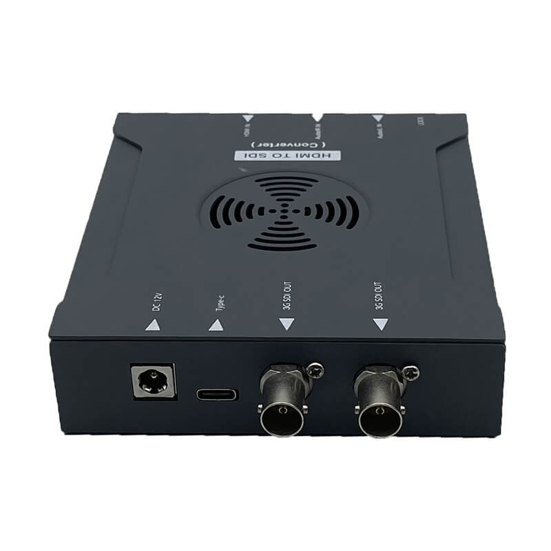 Broadcast-Grade HDMI to Dual 3G-SDI Scaler Converter with Balanced Audio Embedding