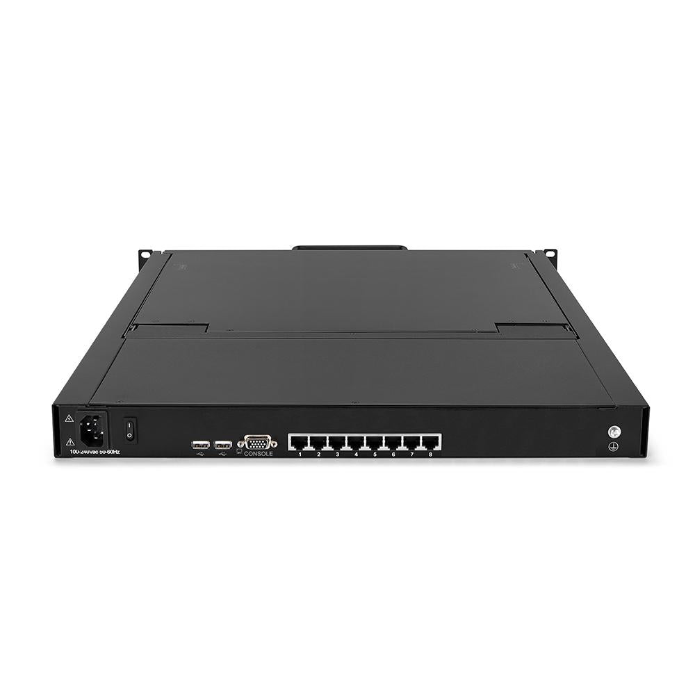 19" Single Rail LCD KVM Console - 1U, RJ-45 / CAT5, Up To 1280 x 1024 @60Hz