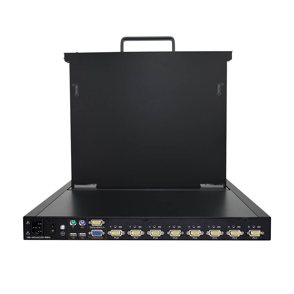 17" Single Rail USB LCD KVM Console - 1U, VGA, Up To 1280x1024@60Hz