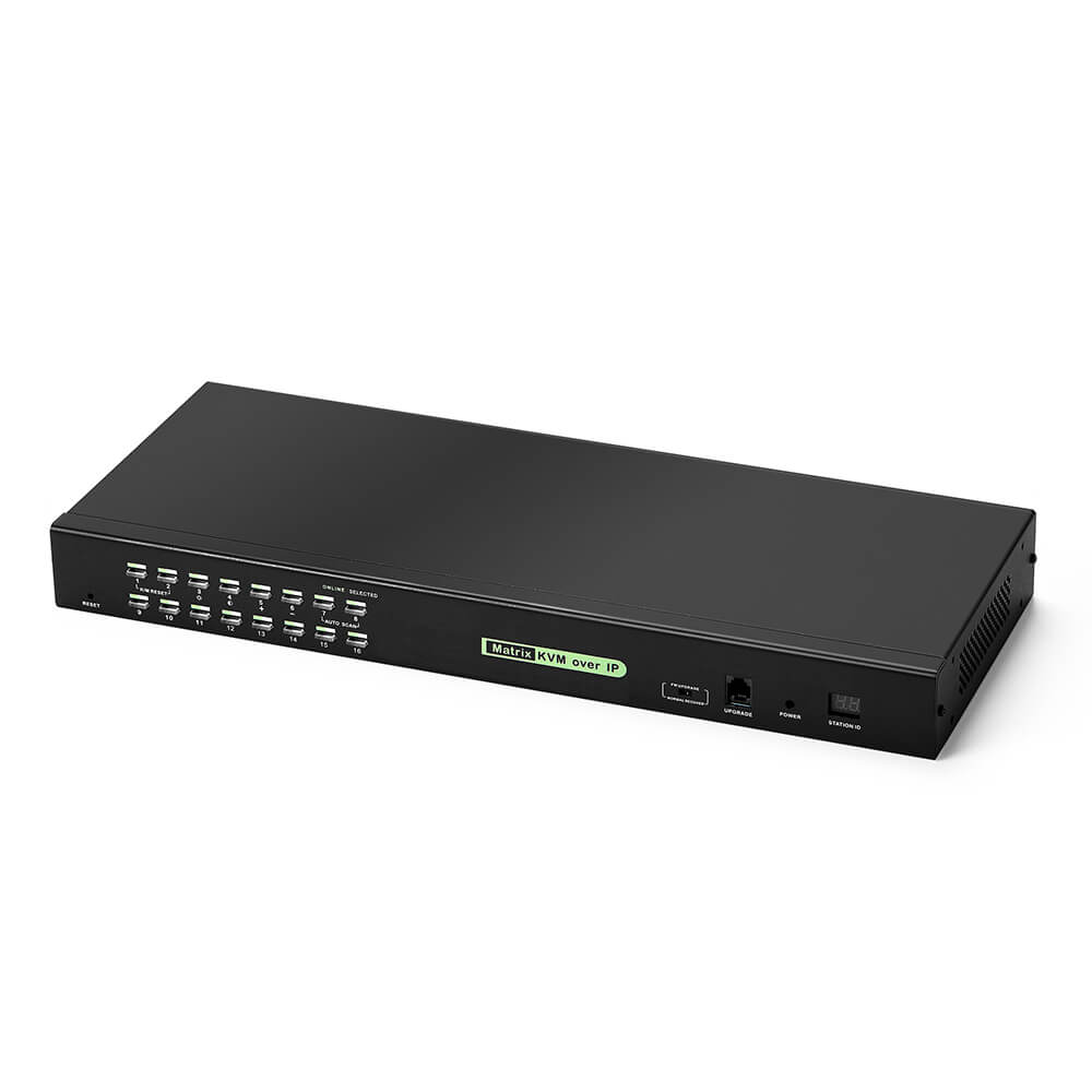 KVM over IP Switch - 1U, RJ-45 / CAT5, 1-Local / 1-Remote Access, Up To 1920 x 1080 60Hz