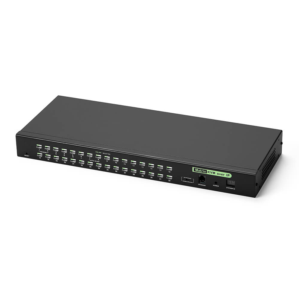 KVM over IP Switch - 1U, RJ-45 / CAT5, 1-Local / 1-Remote Access, Up To 1920 x 1080 60Hz