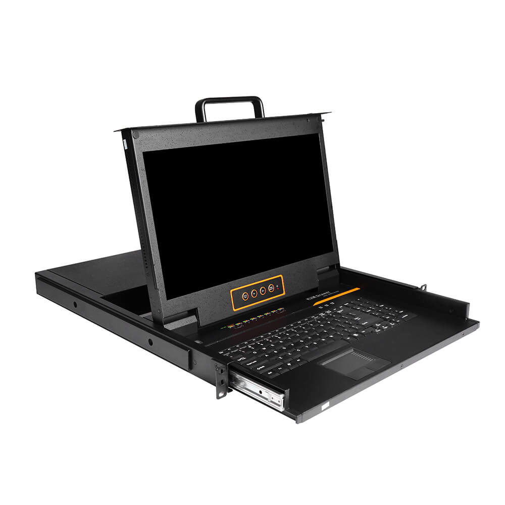 17.3" LCD KVM over IP Switch - 1U, RJ-45 / CAT5, 1-Local / 2-Remote Access, Up To 1920 x 1080@60Hz