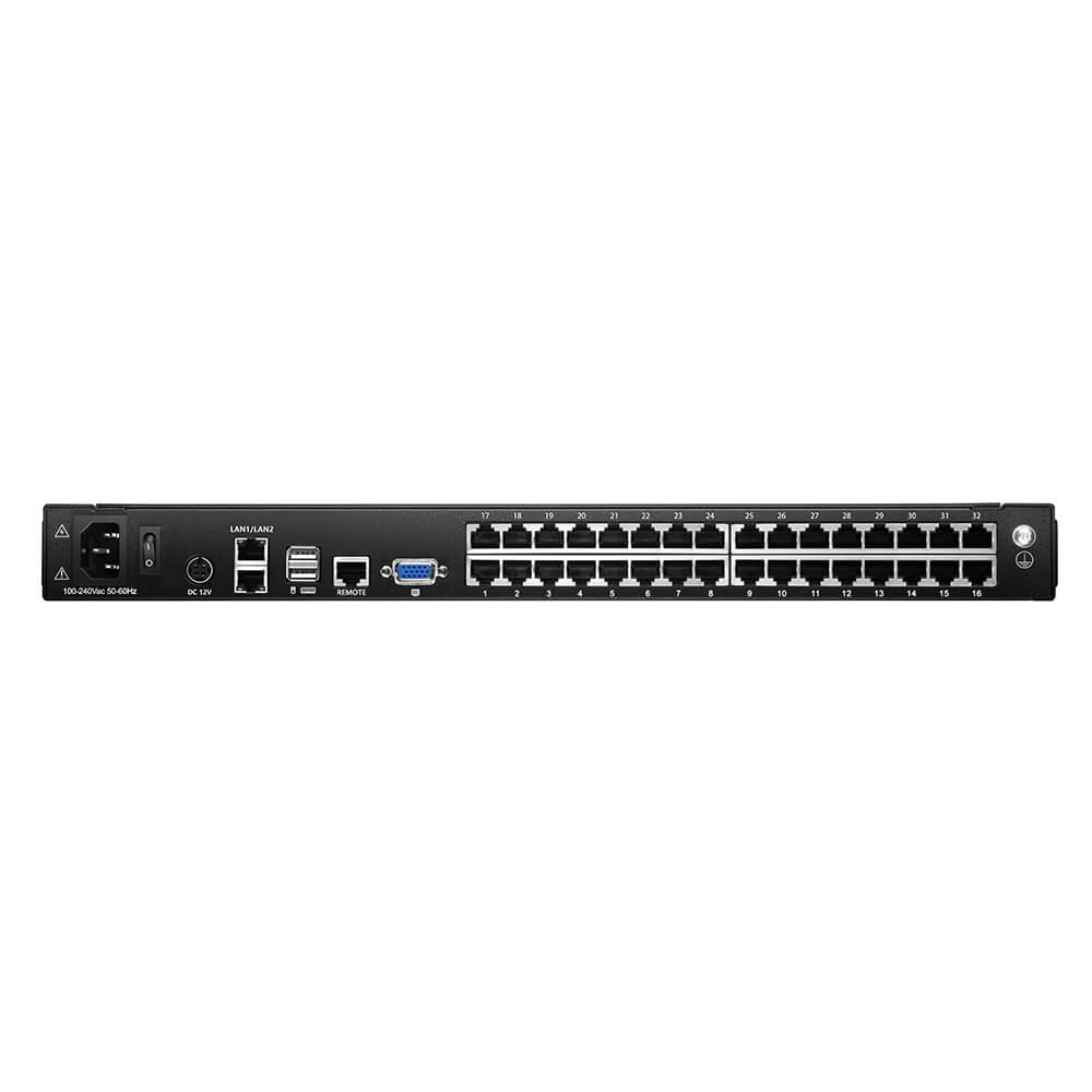 KVM over IP Switch - 1U, RJ-45 / CAT5, 1-Local / 2-Remote Access, Up To 1920 x 1080 60Hz