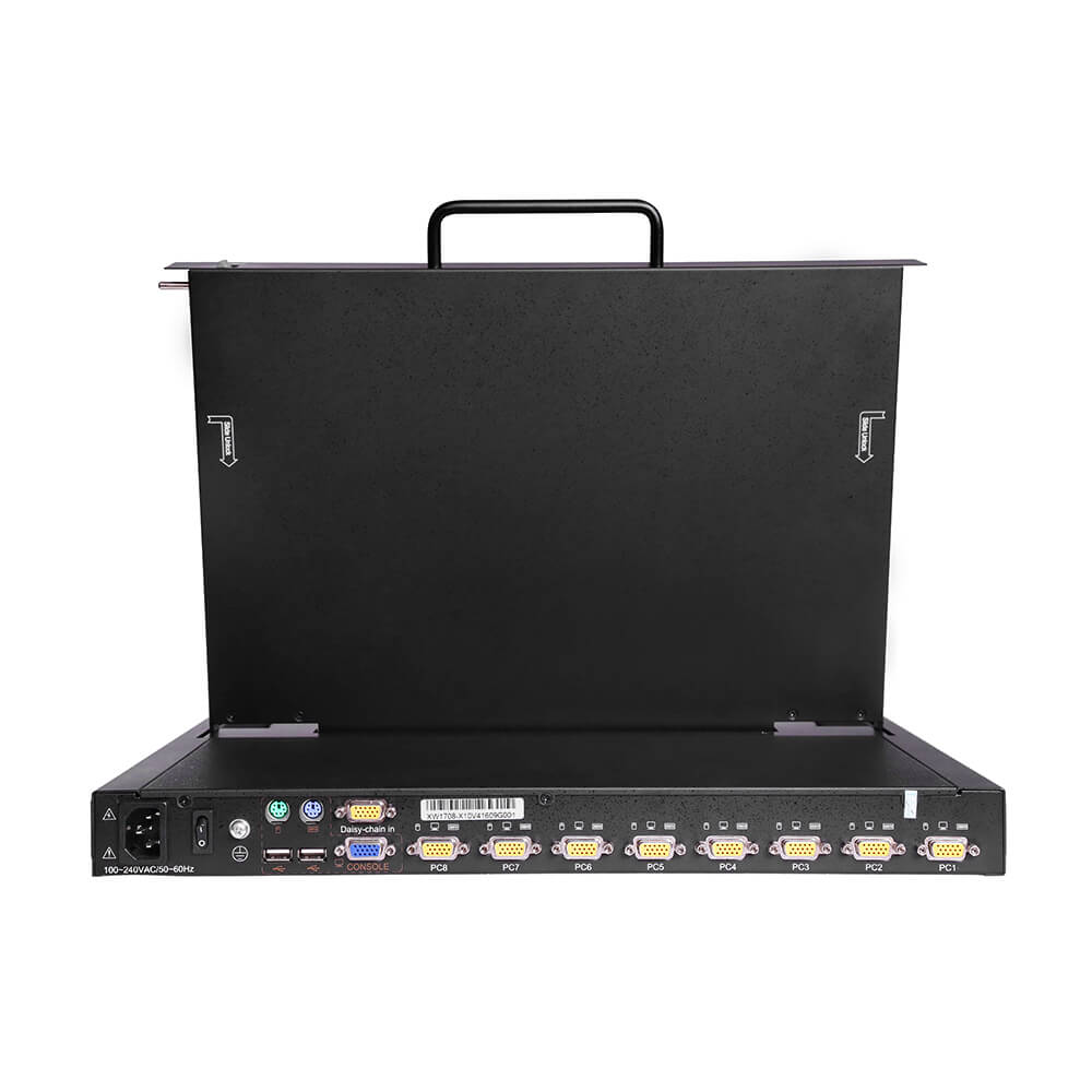 17.3" Rackmount  LCD KVM Console - 1U , VGA, USB/PS2, Up To 1920 x 1080 @60Hz