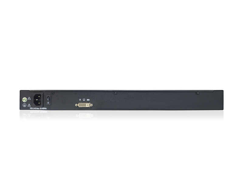 1U Rack-mount 17.3 inch widescreen DVI LCD KVM Console-2